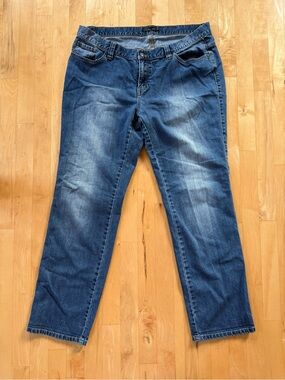 Prana Women's Straight-Leg Jeans in Mid Blue Wash